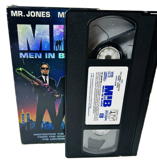 Men in Black VHS - Barry Sonnenfeld Tommy Lee Jones Will Smith Linda Fiorentino Columbia Pictures (Used)