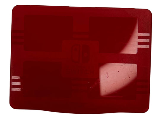 Official Nintendo Switch Game Case - Red - 4-Game Storage with Dual Memory Card Slots