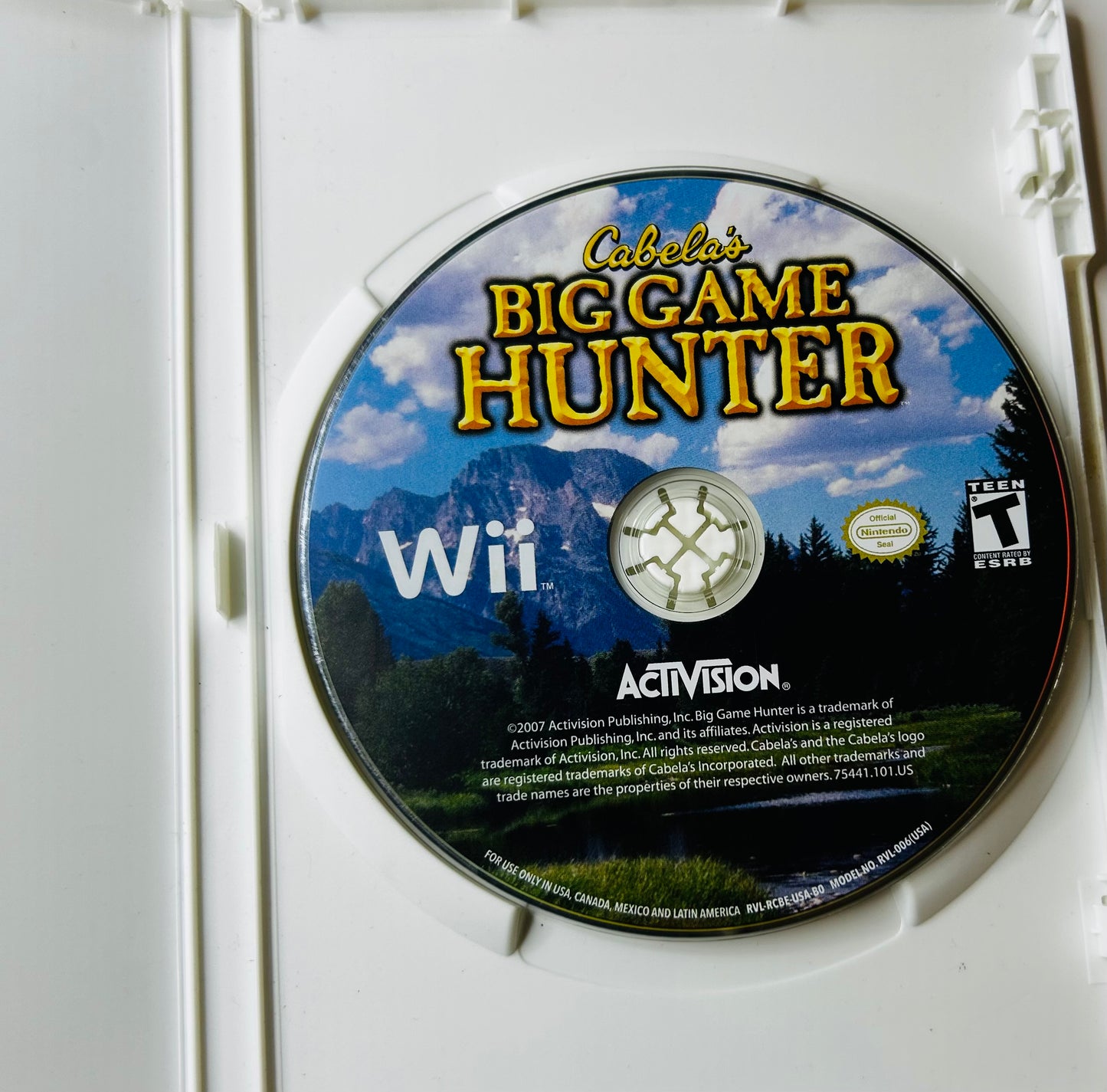 Cabela's Big Game Hunter - Nintendo Wii (Disc & Case, No Manual)
