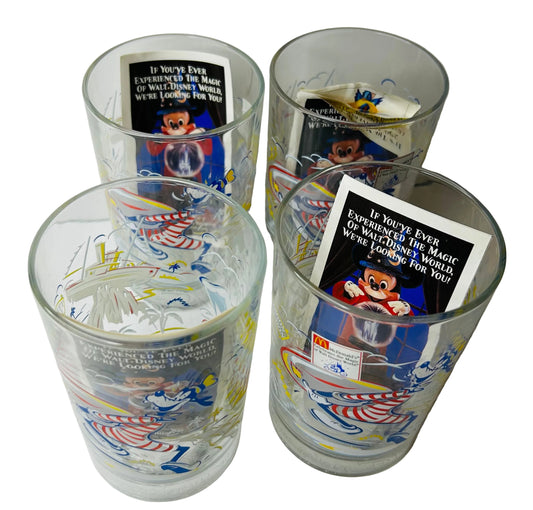 1996 Walt Disney World 25th Anniversary Cup - Goofy Set of 4