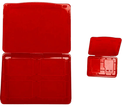 Official Nintendo Switch Game Case - Red - 4-Game Storage with Dual Memory Card Slots