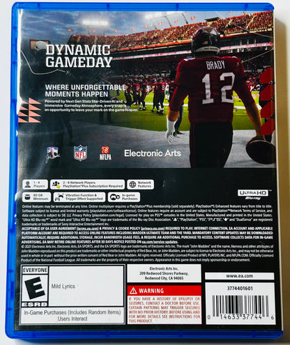 Madden NFL 22 CIB - PlayStation 5 - EA Sports