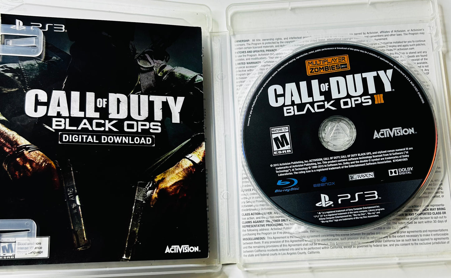 Call of Duty: Black Ops III - Complete in Box (CIB) - PlayStation 3 by Treyarch