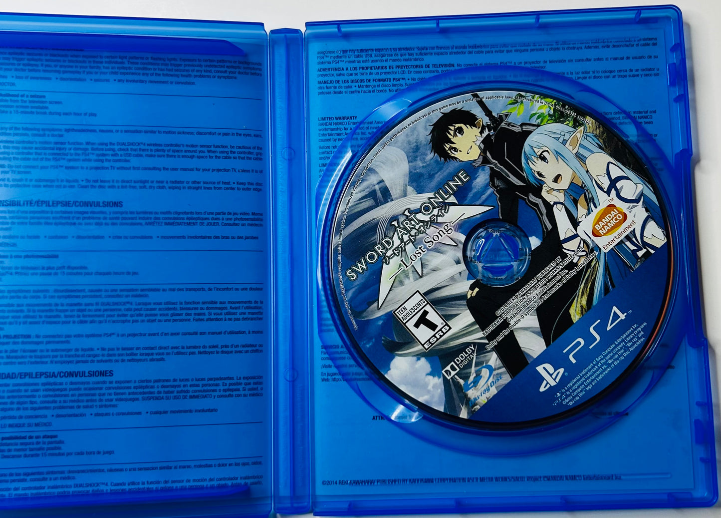 Sword Art Online: Lost Song - PlayStation 4 - Bandai Namco
