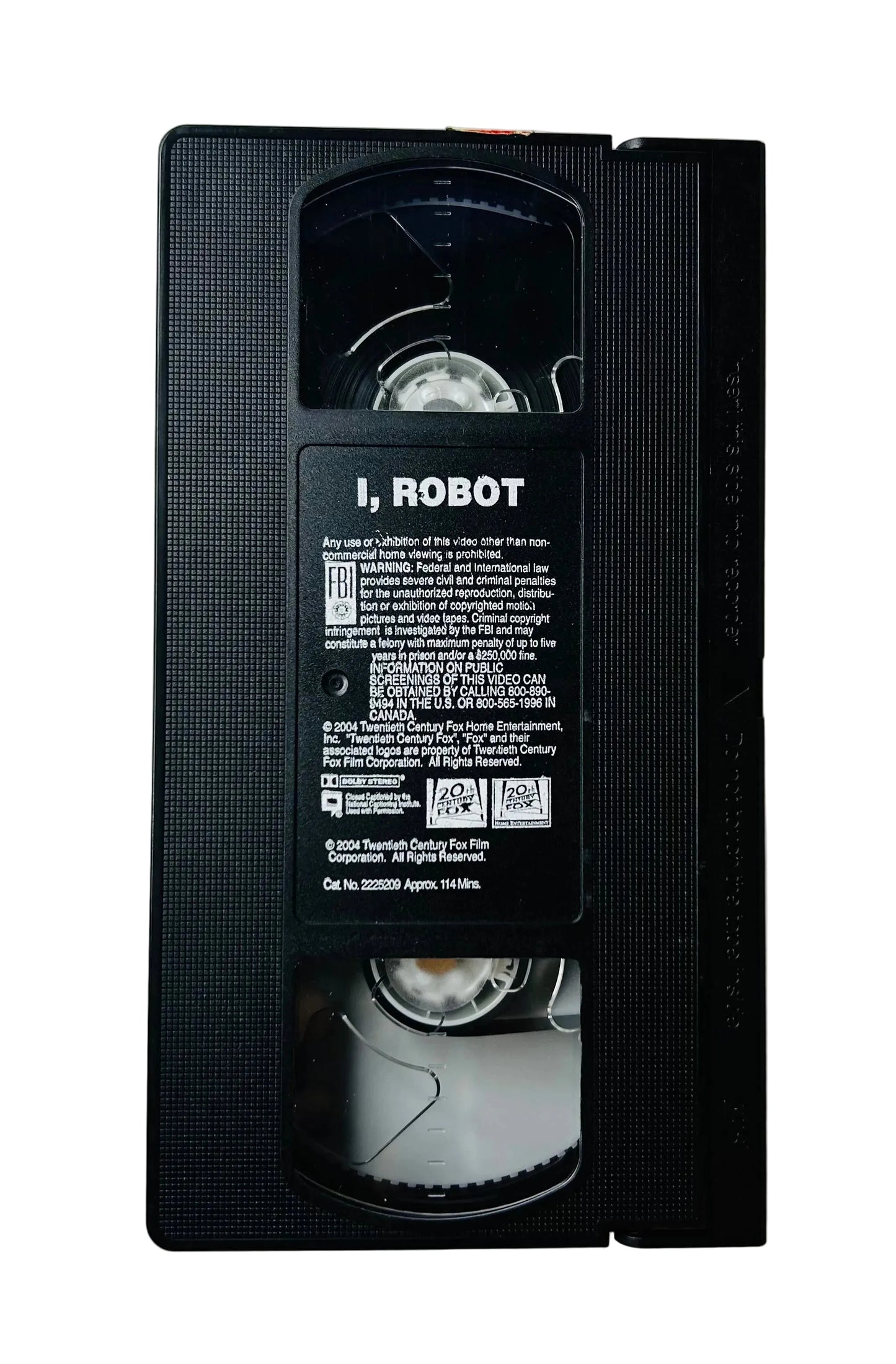 I, Robot (Starring Will Smith, Directed by Alex Proyas) - VHS