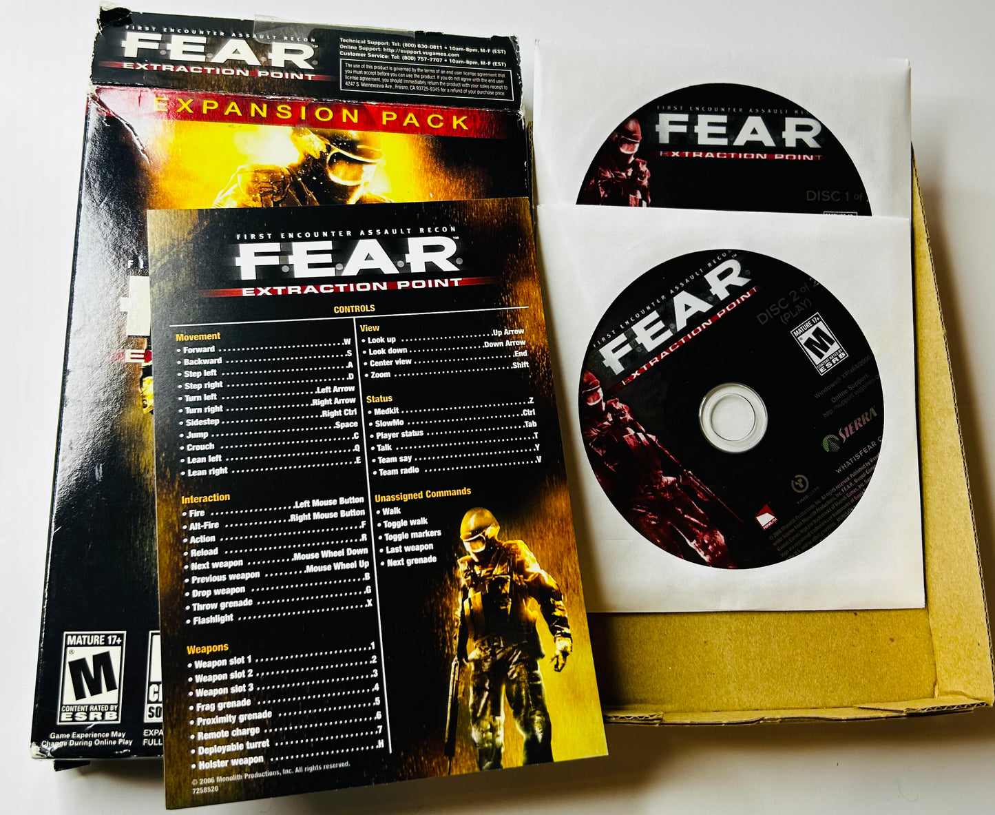 F.E.A.R. Extraction Point Expansion Pack CIB - PC (Sierra, TimeGate Studios, 2006)