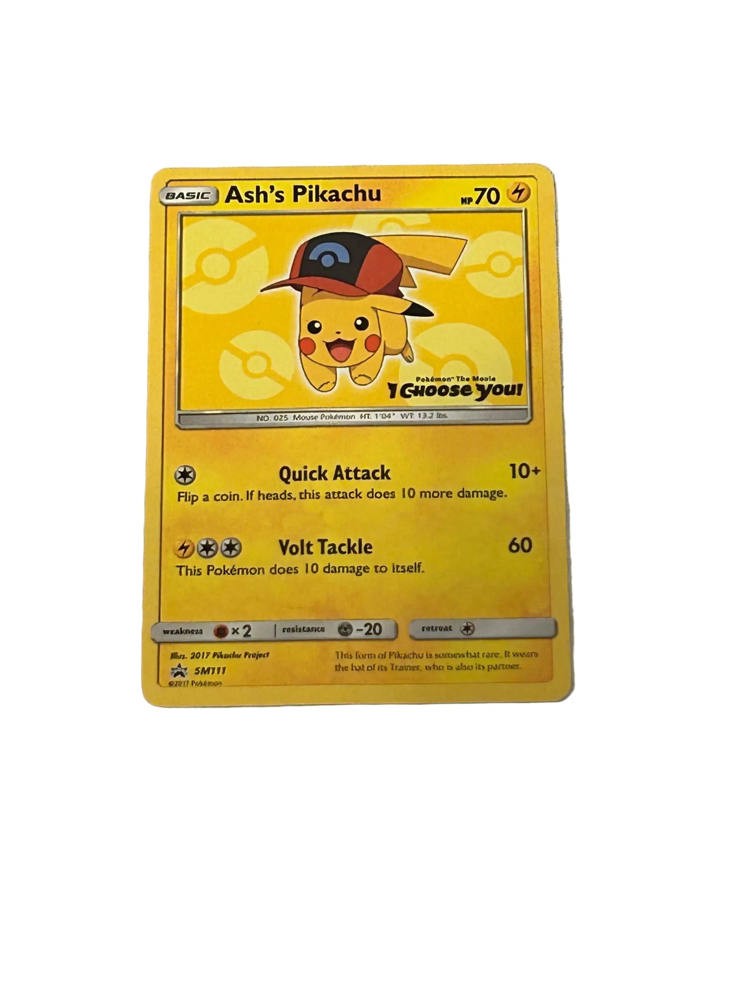 Ash's Pikachu Promo Card Set — SM109, SM111, SM112, SM114 | Pokémon I Choose You! (2017)