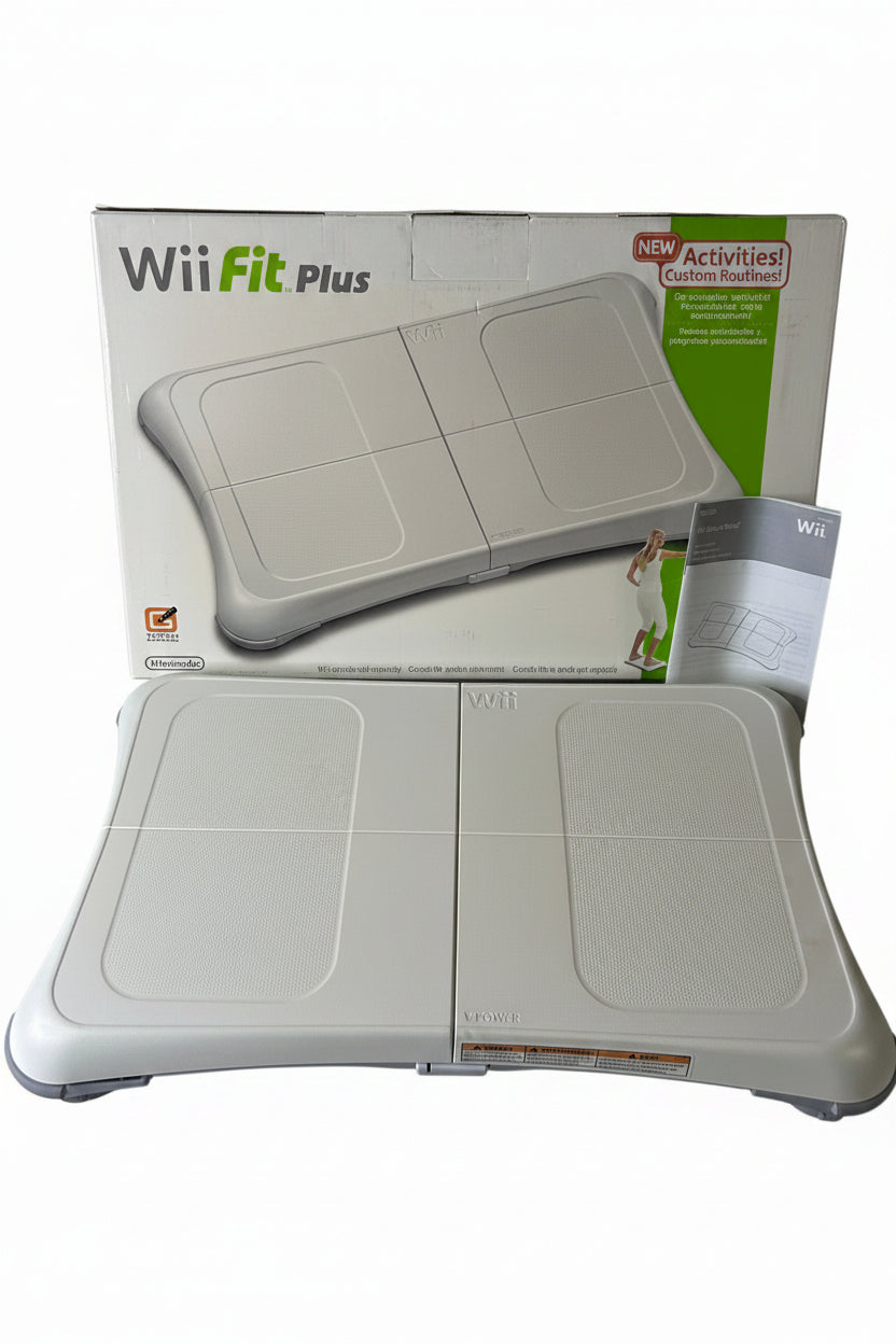 Wii Fit Plus + Balance Board Bundle - Nintendo Wii (CIB w/ Free Case)