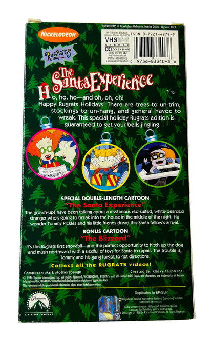Rugrats: The Santa Experience VHS - 90s Nicktoon Holiday Special