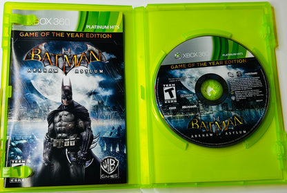 Batman: Arkham Asylum GOTY Edition (Platinum Hits, CIB) - Xbox 360 | Rocksteady Studios