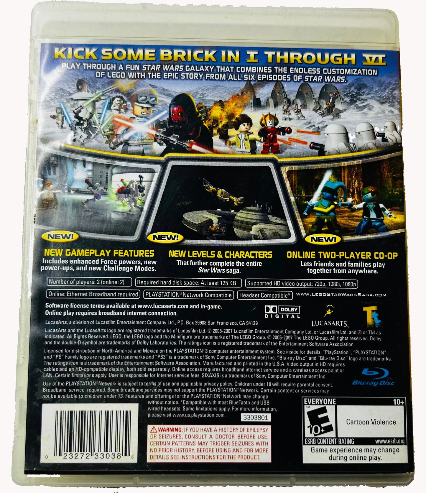 LEGO Star Wars: The Complete Saga - Complete in Box (CIB) - PlayStation 3 by LucasArts