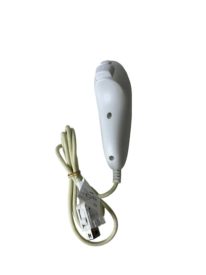 Nintendo Wii Nunchuk Controller - Official OEM, White, Used