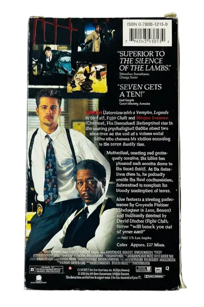 Se7en (Seven) VHS - David Fincher Thriller Classic