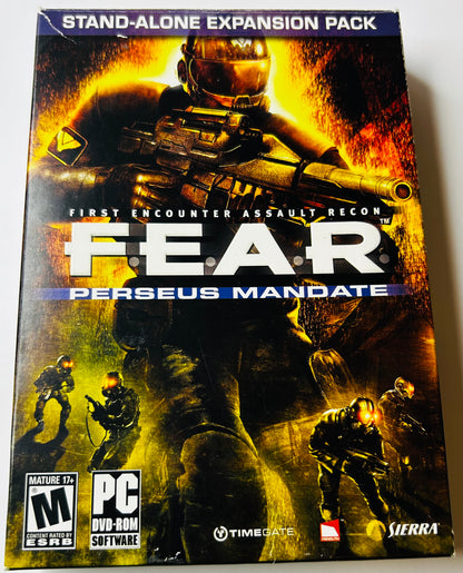 F.E.A.R. Perseus Mandate Stand-Alone Expansion Pack - PC (Sierra, TimeGate Studios, 2007)