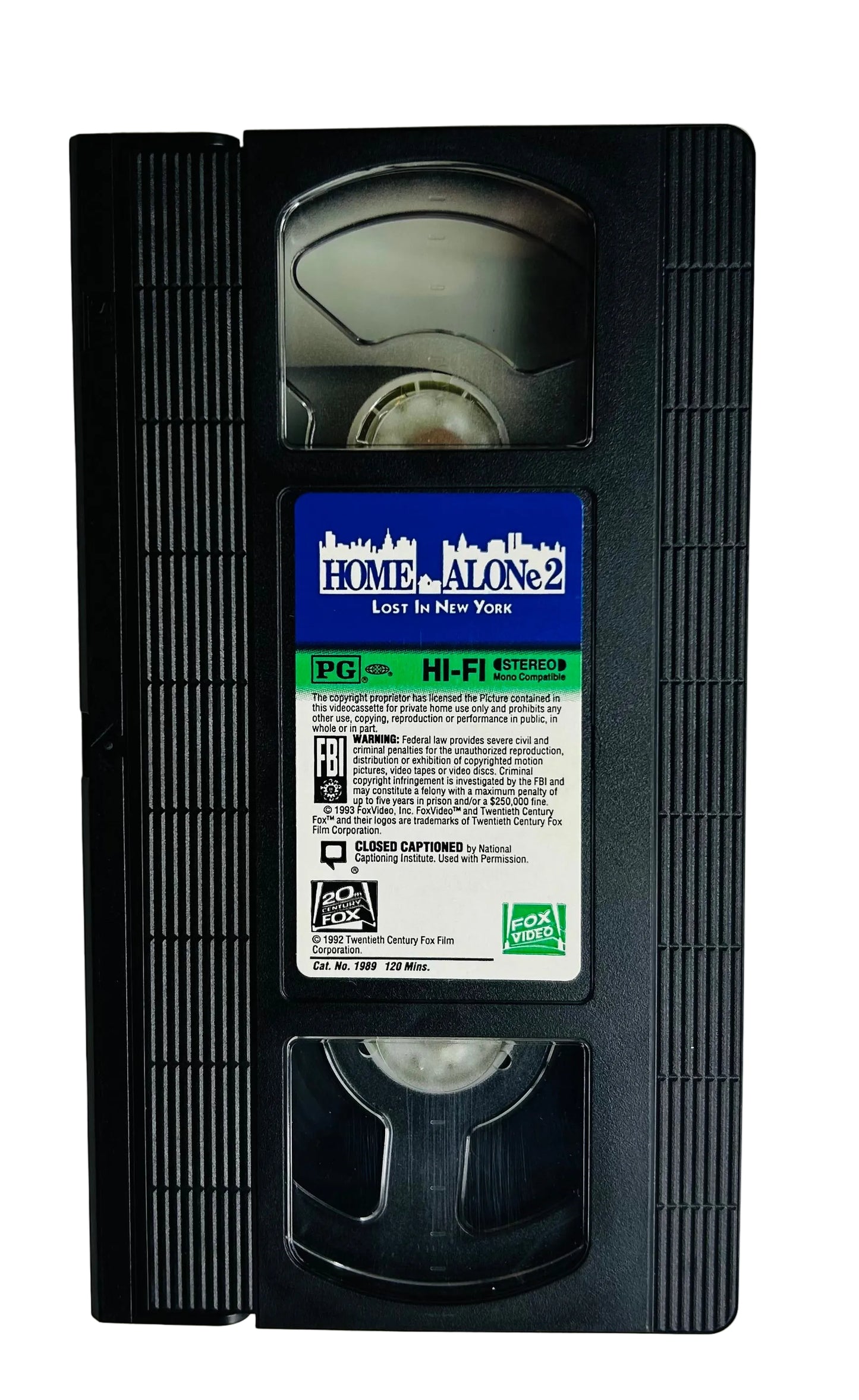 Home Alone 2: Lost in New York VHS - Macaulay Culkin Holiday Classic