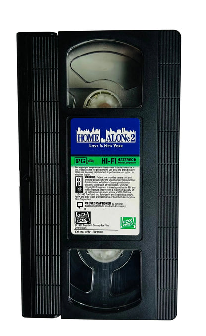 Home Alone 2: Lost in New York VHS - Macaulay Culkin Holiday Classic