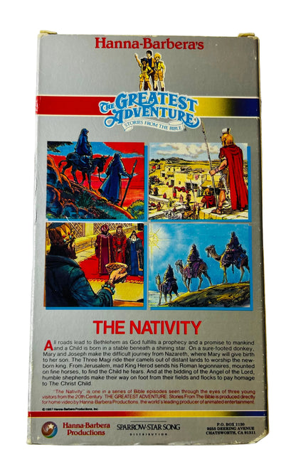 The Greatest Adventure: The Nativity VHS - Animated Biblical Classic