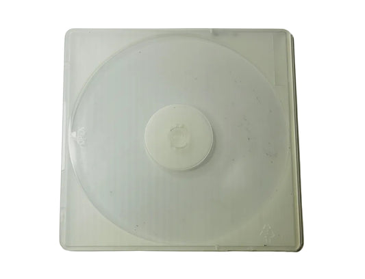Hard Shell Disc Case - Clear - Single CD/DVD/Game Storage