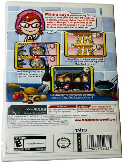 Cooking Mama: Cook Off - Nintendo Wii (CIB - Complete in Box)