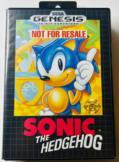 Sonic the Hedgehog - Not For Resale (NFR) - Sega Genesis - Sega