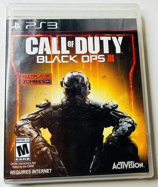 Call of Duty: Black Ops III - Complete in Box (CIB) - PlayStation 3 by Treyarch