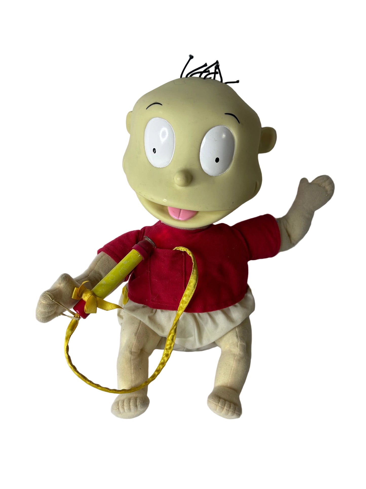 Rugrats Tommy Pickles Talking Plush Doll — Mattel/Viacom, Nickelodeon (1999), Light-Up Crayon
