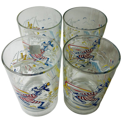 1996 Walt Disney World 25th Anniversary Cup - Goofy Set of 4