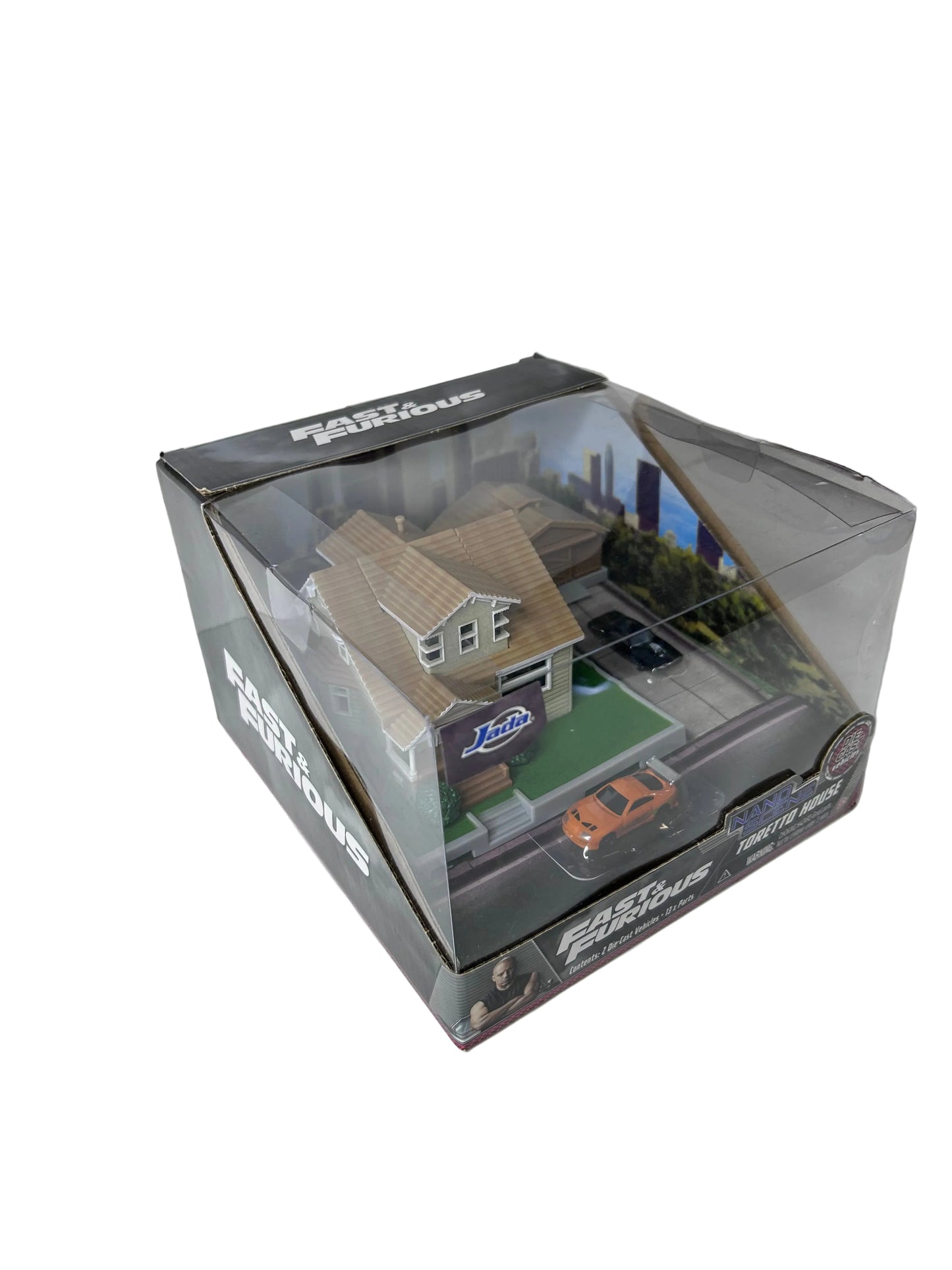 Jada Toys Nano Scene - Fast & Furious Toretto House Die-Cast Playset, New Sealed
