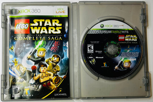 LEGO Star Wars: The Complete Saga (Platinum Family Hits, CIB) - Xbox 360 | LucasArts