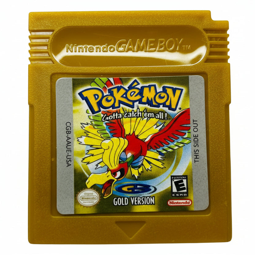 Pokémon Gold Version - Game Boy Color - Nintendo - REPRODUCTION
