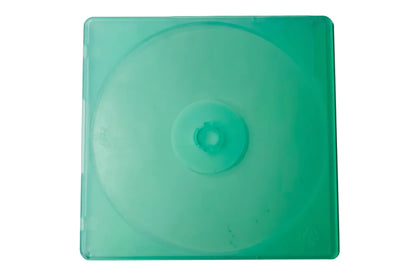 DISC Brand Hard Shell Disc Case - Green - Single CD/DVD/Game Storage
