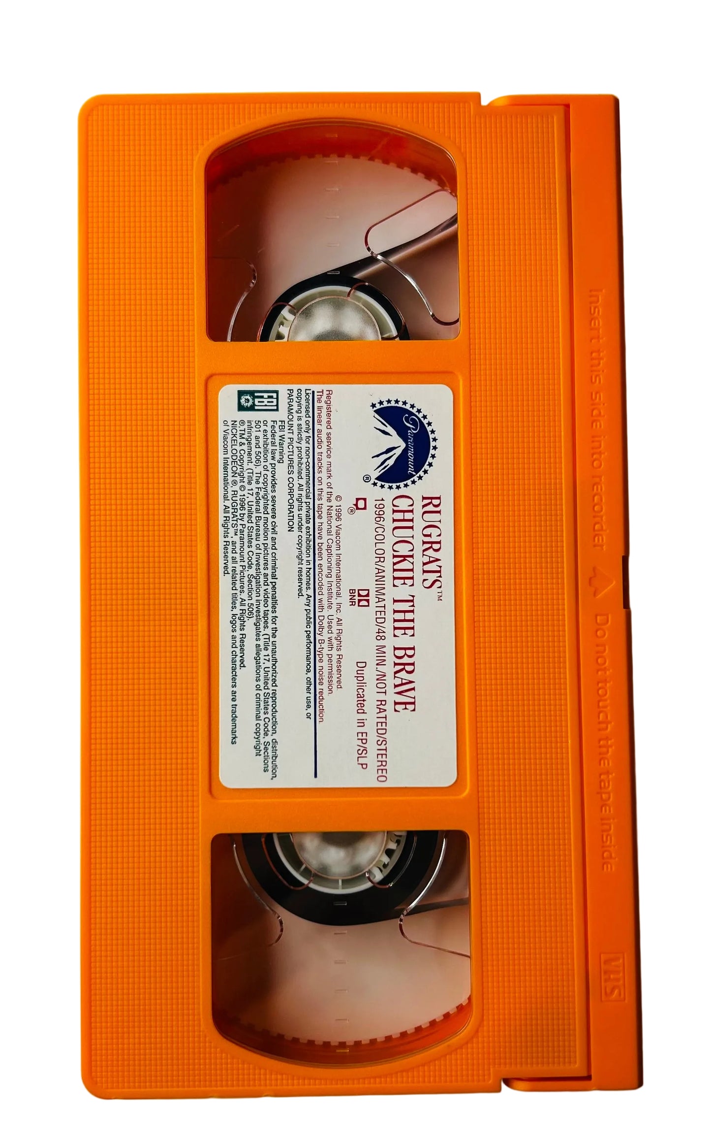Rugrats: Chuckie the Brave VHS - 90s Nicktoon Character Special