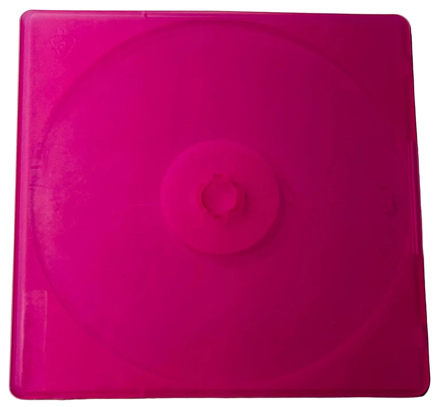 DISC Brand Hard Shell Disc Case - Pink - Single CD/DVD/Game Storage