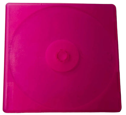 DISC Brand Hard Shell Disc Case - Pink - Single CD/DVD/Game Storage