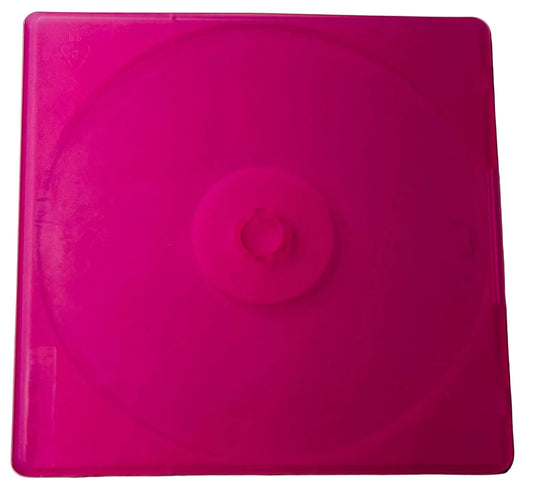 DISC Brand Hard Shell Disc Case - Pink - Single CD/DVD/Game Storage