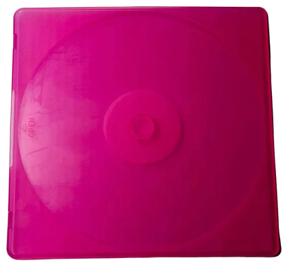 DISC Brand Hard Shell Disc Case - Pink - Single CD/DVD/Game Storage