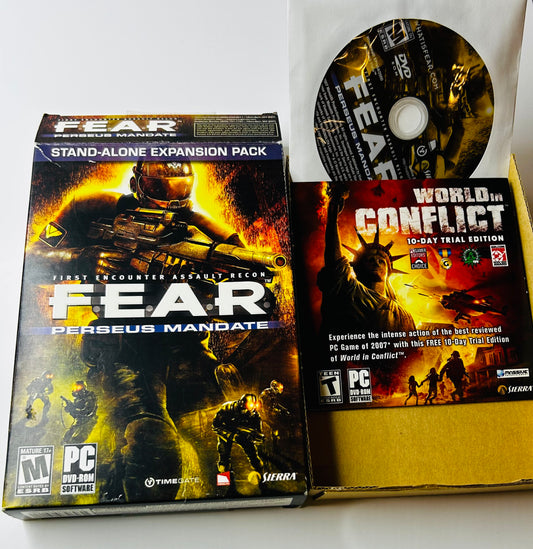 F.E.A.R. Perseus Mandate Stand-Alone Expansion Pack - PC (Sierra, TimeGate Studios, 2007)