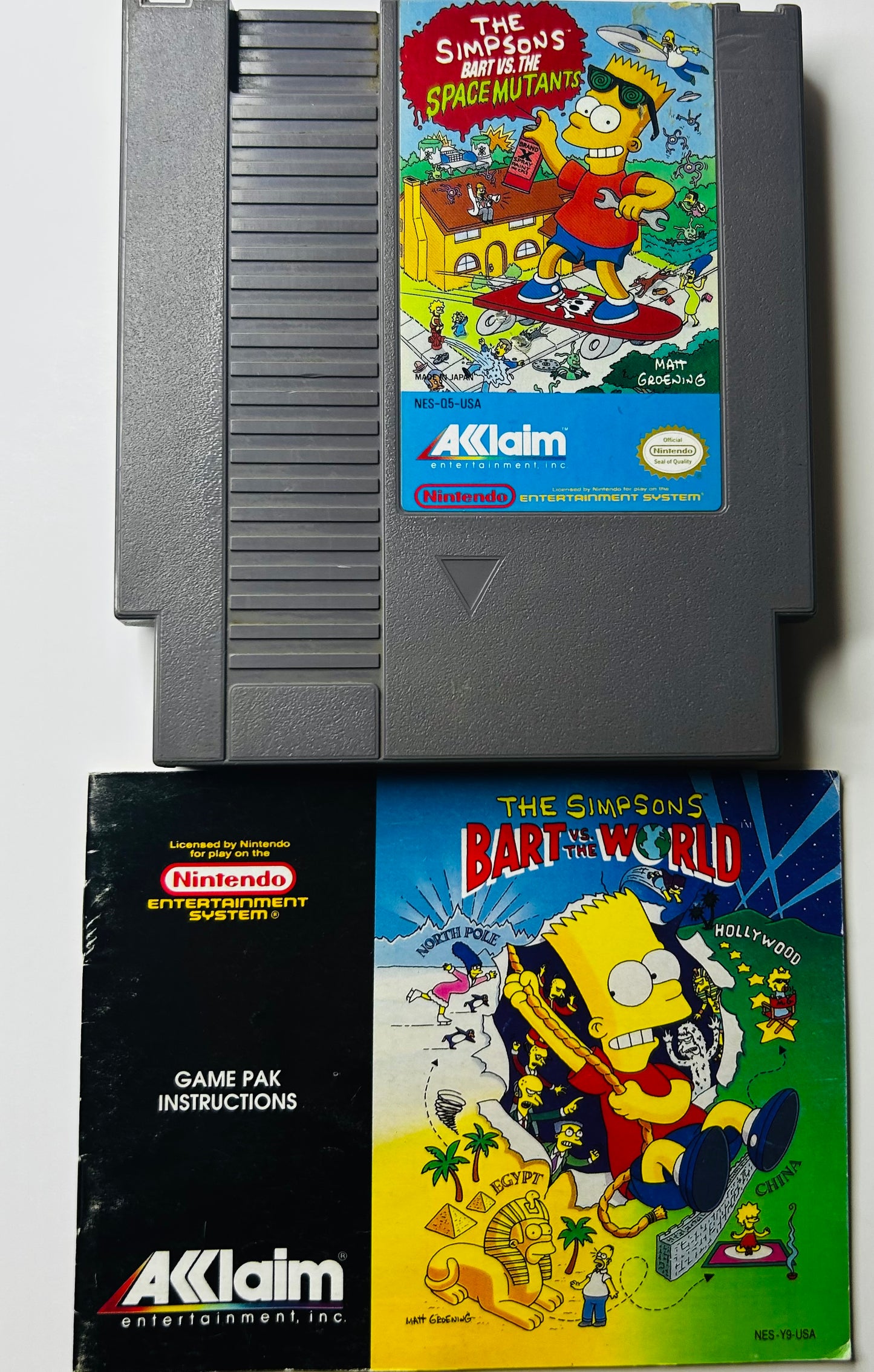 The Simpsons: Bart vs. the Space Mutants - Nintendo NES - Acclaim