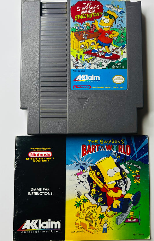 The Simpsons: Bart vs. the Space Mutants - Nintendo NES - Acclaim