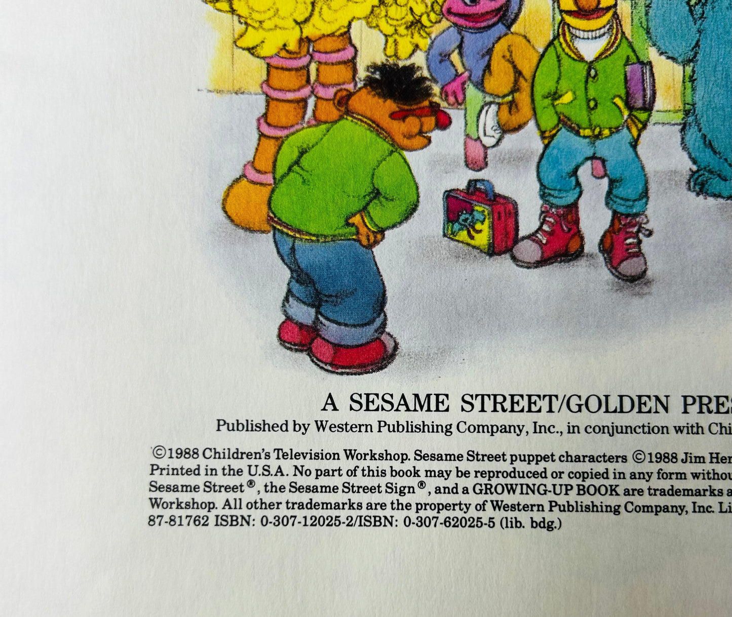 1988 Vintage “Just Like Ernie” Book