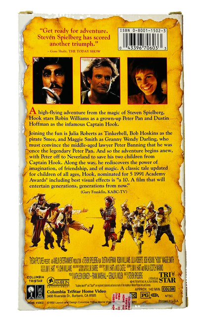 Hook (Directed by Steven Spielberg, Starring Robin Williams) - VHS
