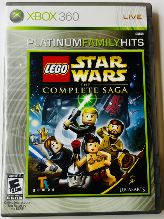LEGO Star Wars: The Complete Saga (Platinum Family Hits, CIB) - Xbox 360 | LucasArts