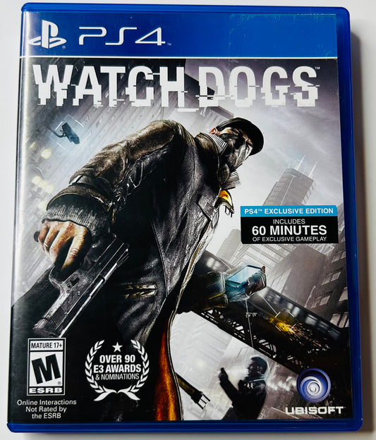 Watch Dogs PS4 Exclusive Edition CIB - PS4 (Ubisoft, 2014)