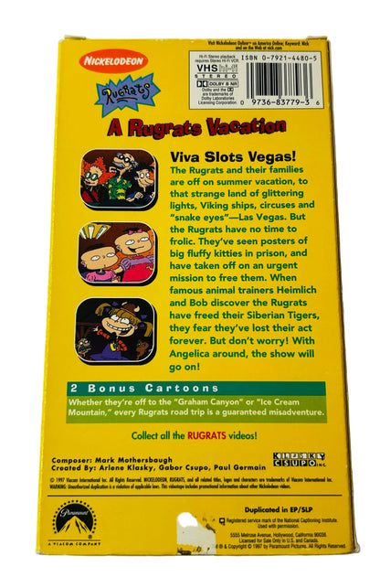 Rugrats: A Rugrats Vacation VHS - 90s Nicktoon Adventure