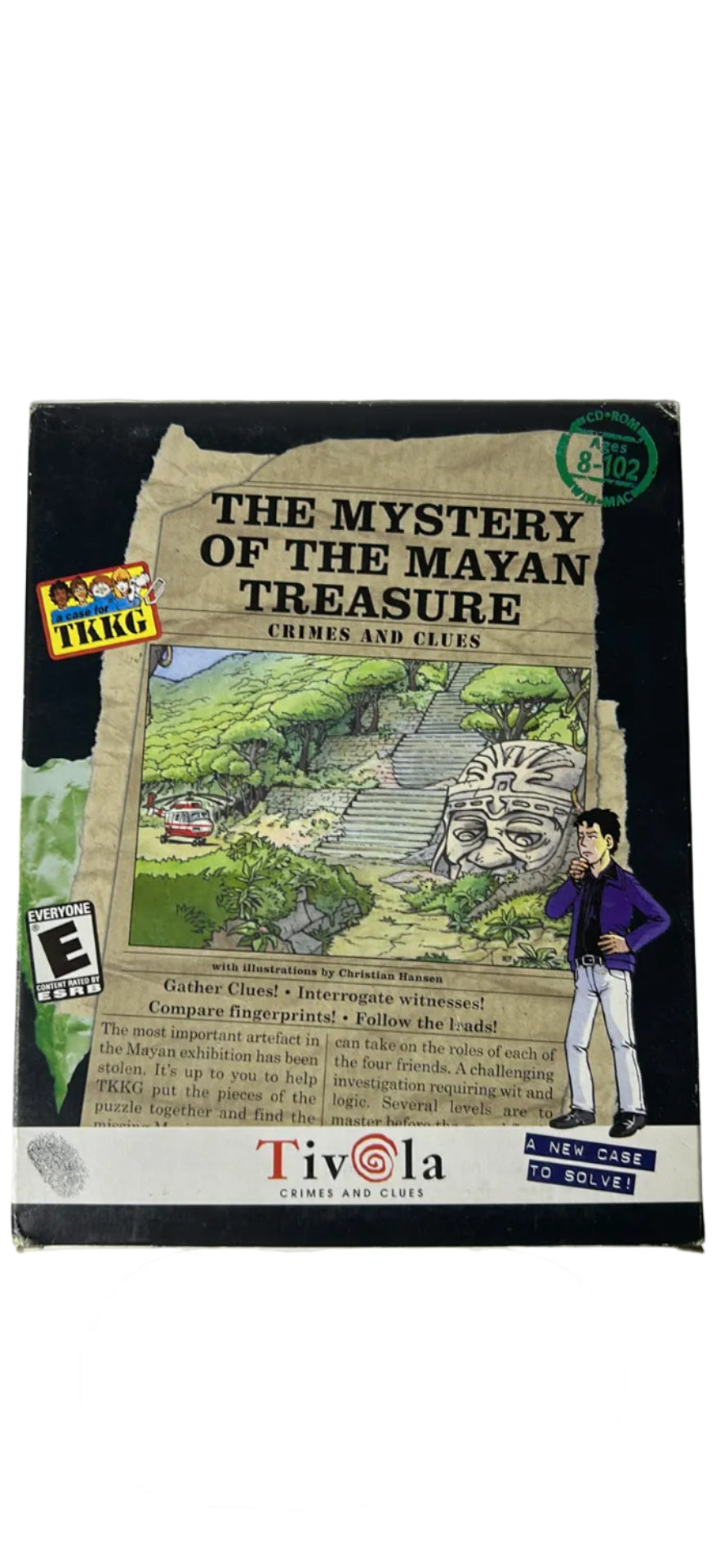 Tivola PC CD-ROM Mystery Bundle - A Case for Cap & Co + TKKG: Mystery of the Mayan Treasure (Complete, Excellent)