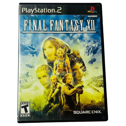 Final Fantasy XII (PlayStation 2) - Square Enix JRPG w/ Case