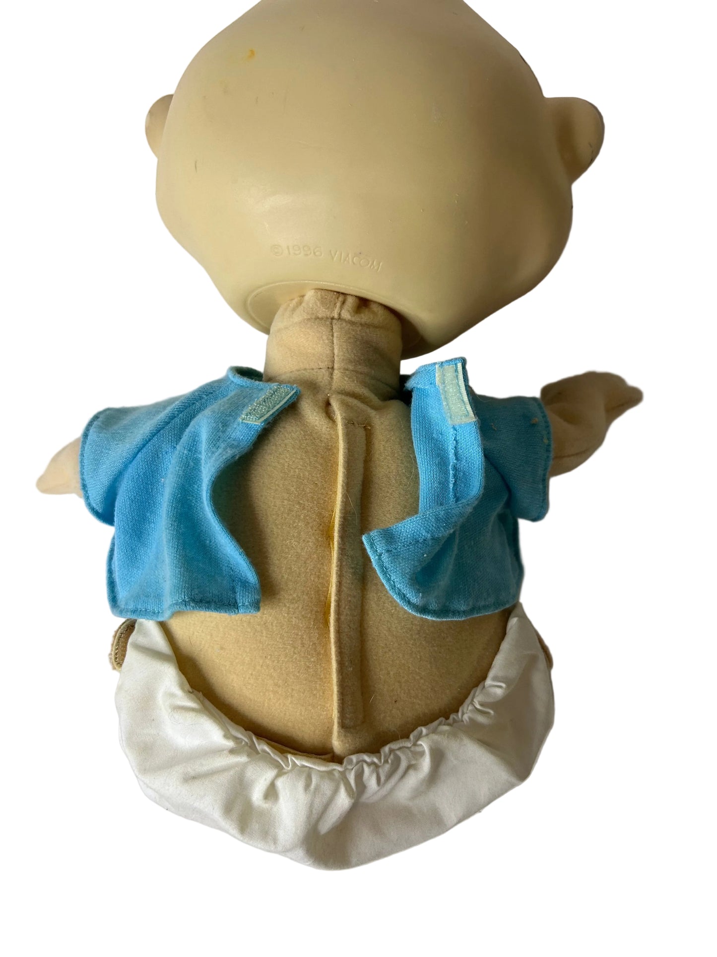 Rugrats Tommy Pickles Talking Plush Doll — Mattel/Viacom, Nickelodeon (1997), Light-Up Crayon, Tested & Working
