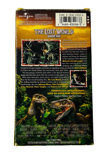 Jurassic Park: The Lost World (Directed by Steven Spielberg) - VHS