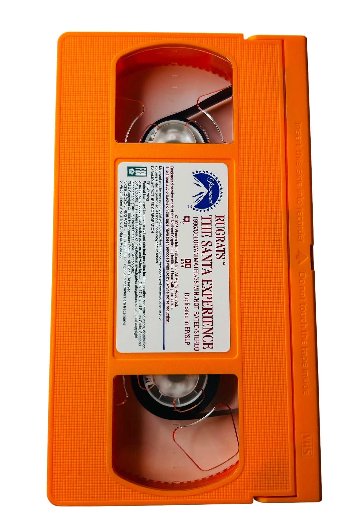 Rugrats: The Santa Experience VHS - 90s Nicktoon Holiday Special