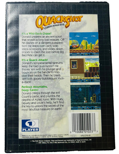 QuackShot: Starring Donald Duck - Sega Genesis - Sega